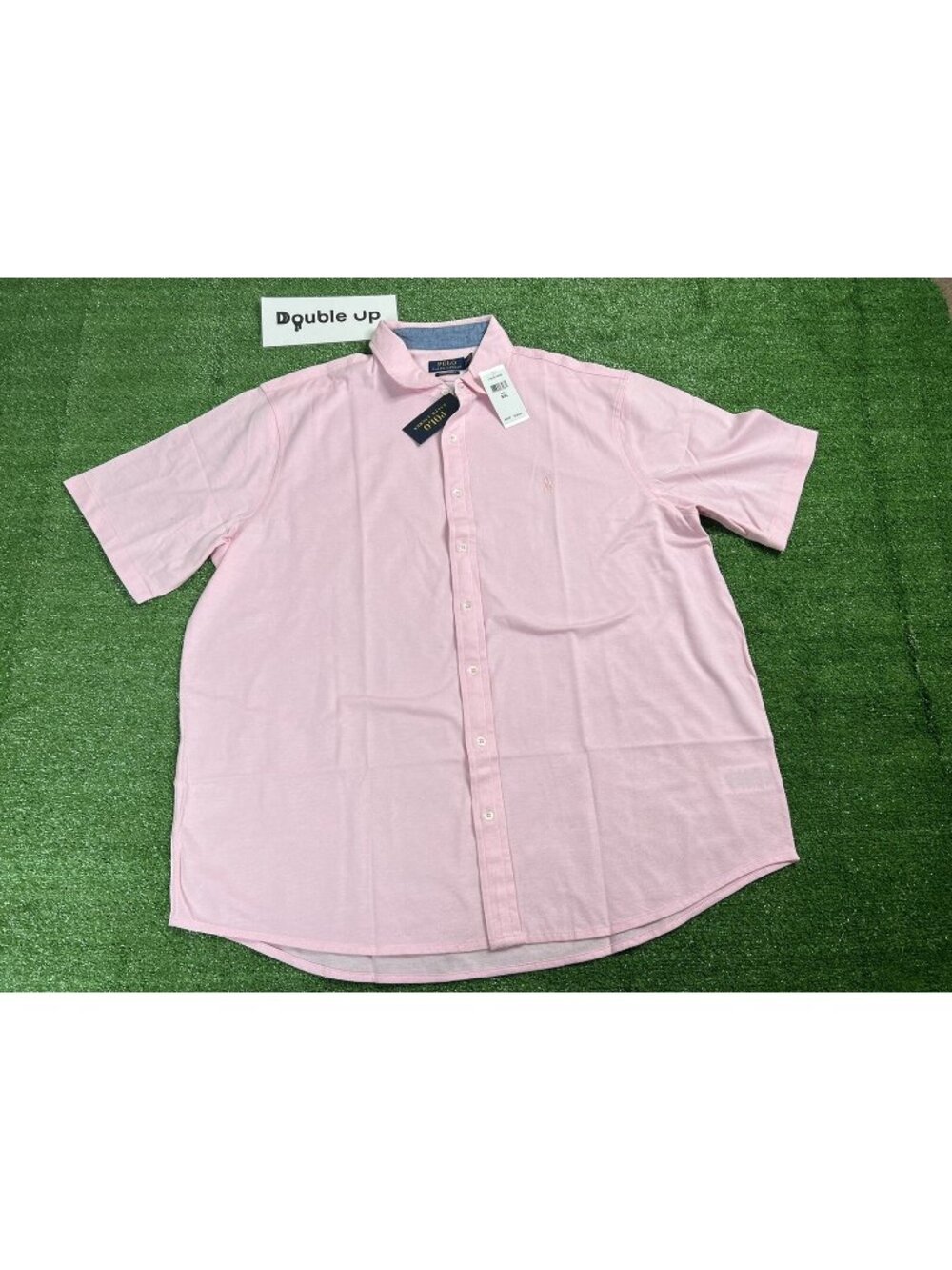 Polo Ralph Lauren men polo shirt slim fit 710741758003 pink cotton XXL
